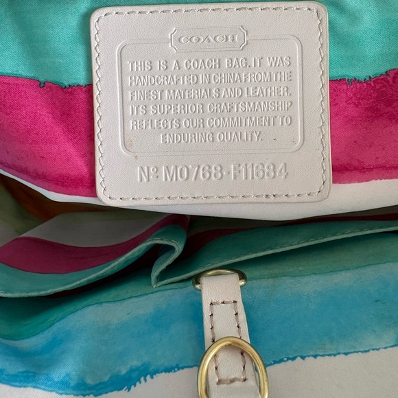 🤍🤍VINTAGE COACH LEGACY NATURAL WOVEN STRAW TOTE 65TH ANNIVERSARY TOTE BAG!🤍🤍 - Picture 7 of 12